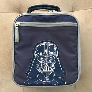 Pottery Barn kids Star Wars Darth Vader Navy Blue Lunch Bag